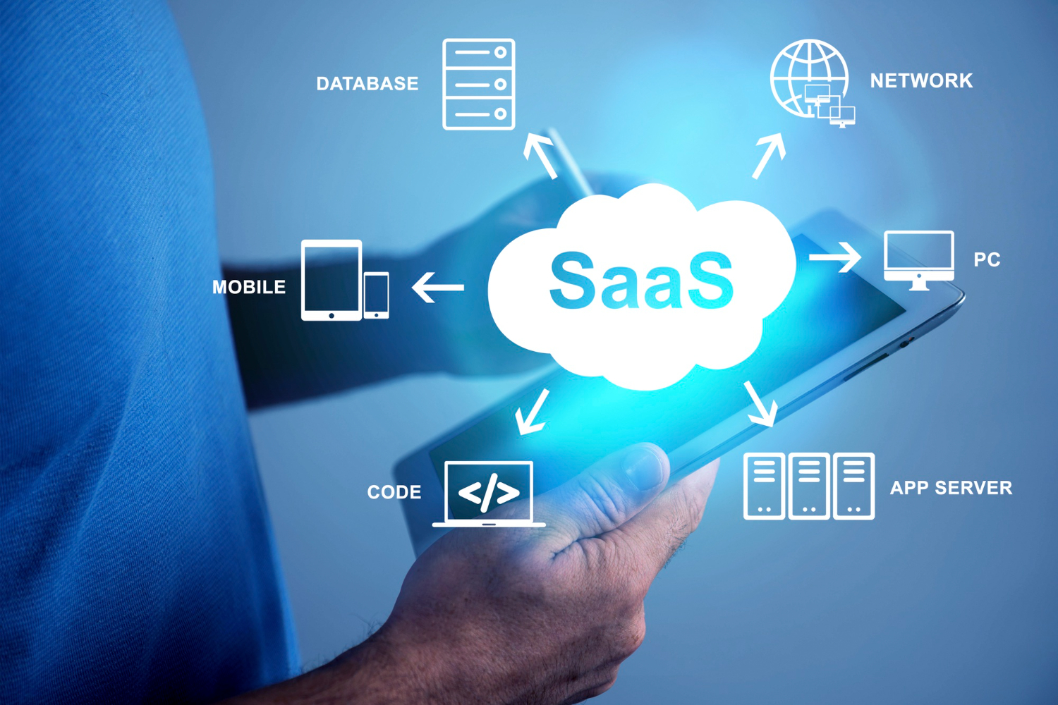 SaaS platform illustration